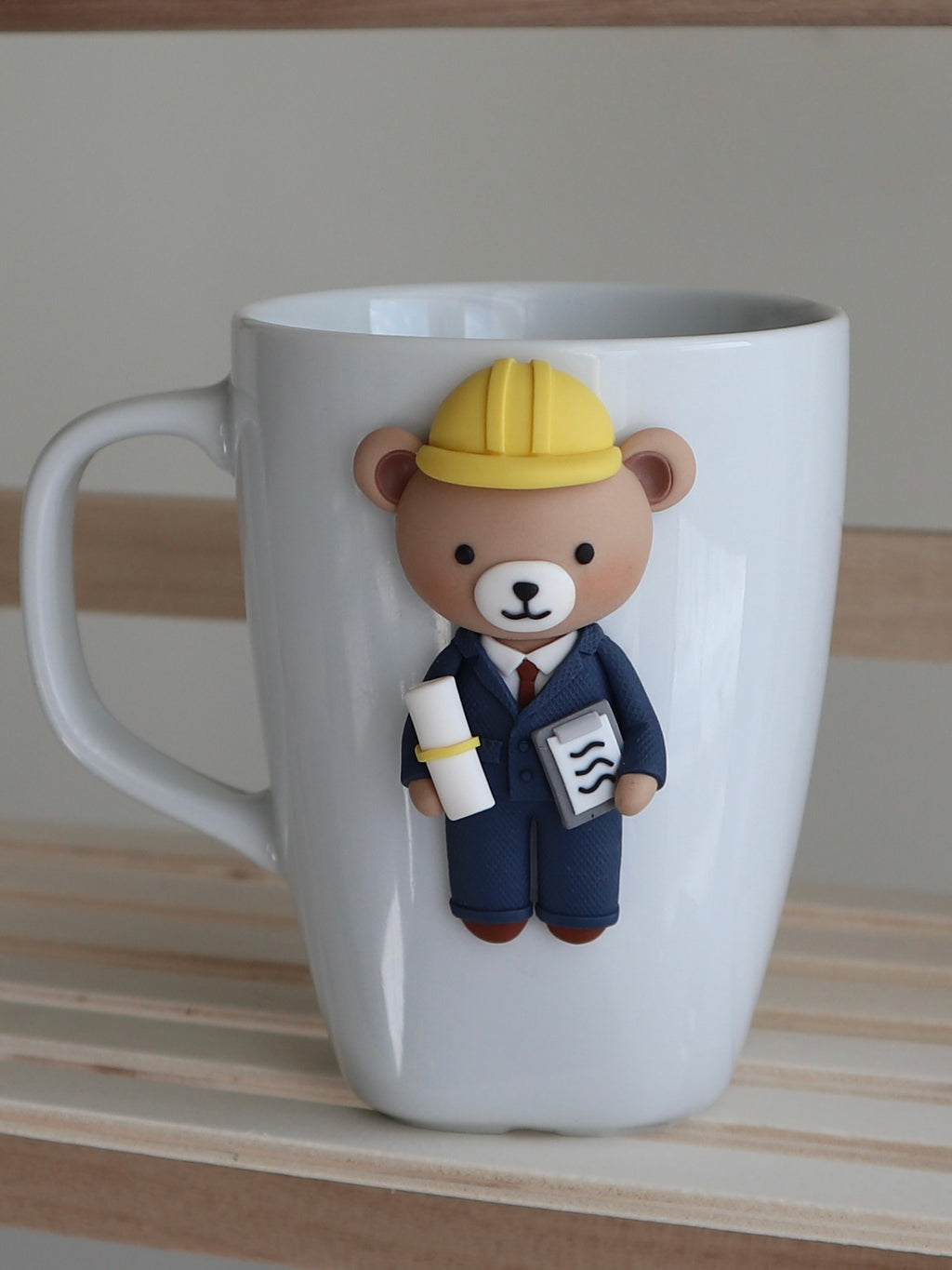 Engineer Bear Mug – Custom name or logo