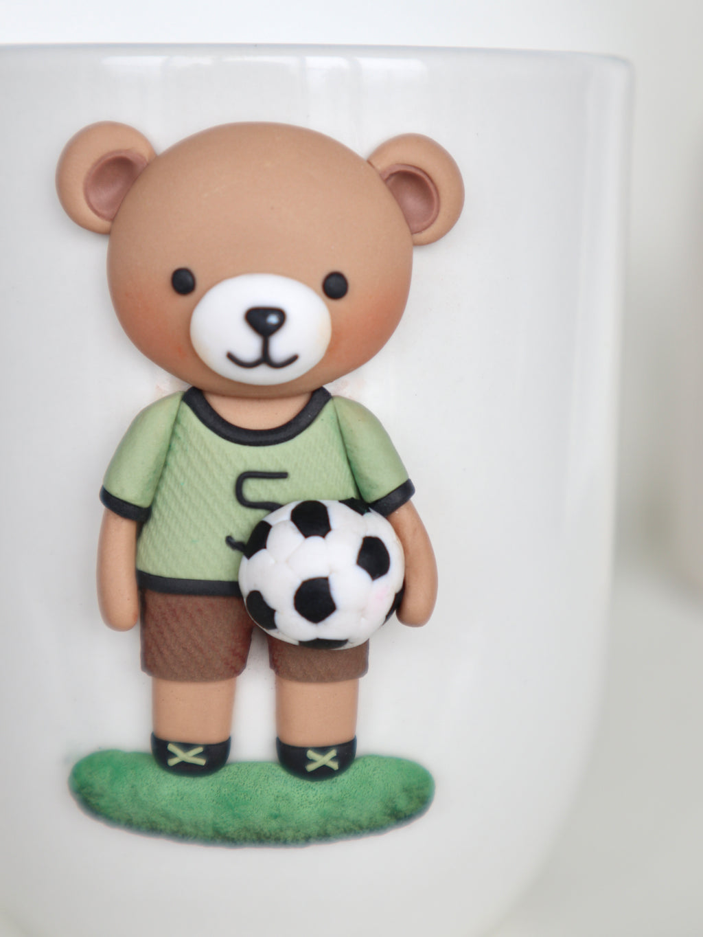 Soccer Bear Mug – Custom Name