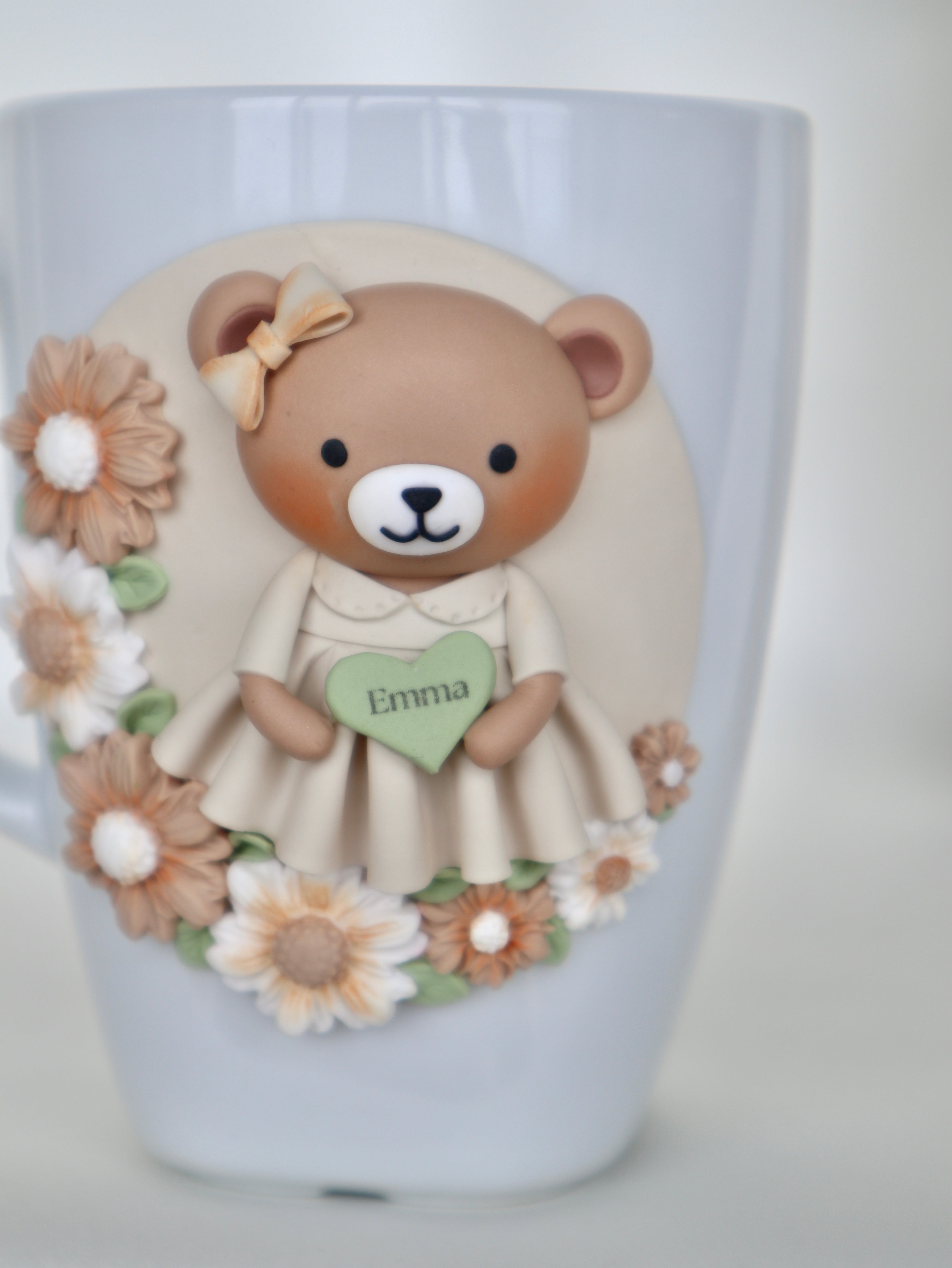 Cream Daisy Bear