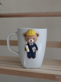 Engineer Bear Mug – Custom name or logo